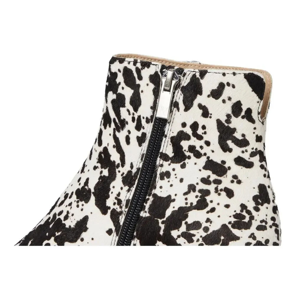 PELLE MODA WOMEN'S GALIA 2 FASHION BOOT, BLACK/WHITE, 10
